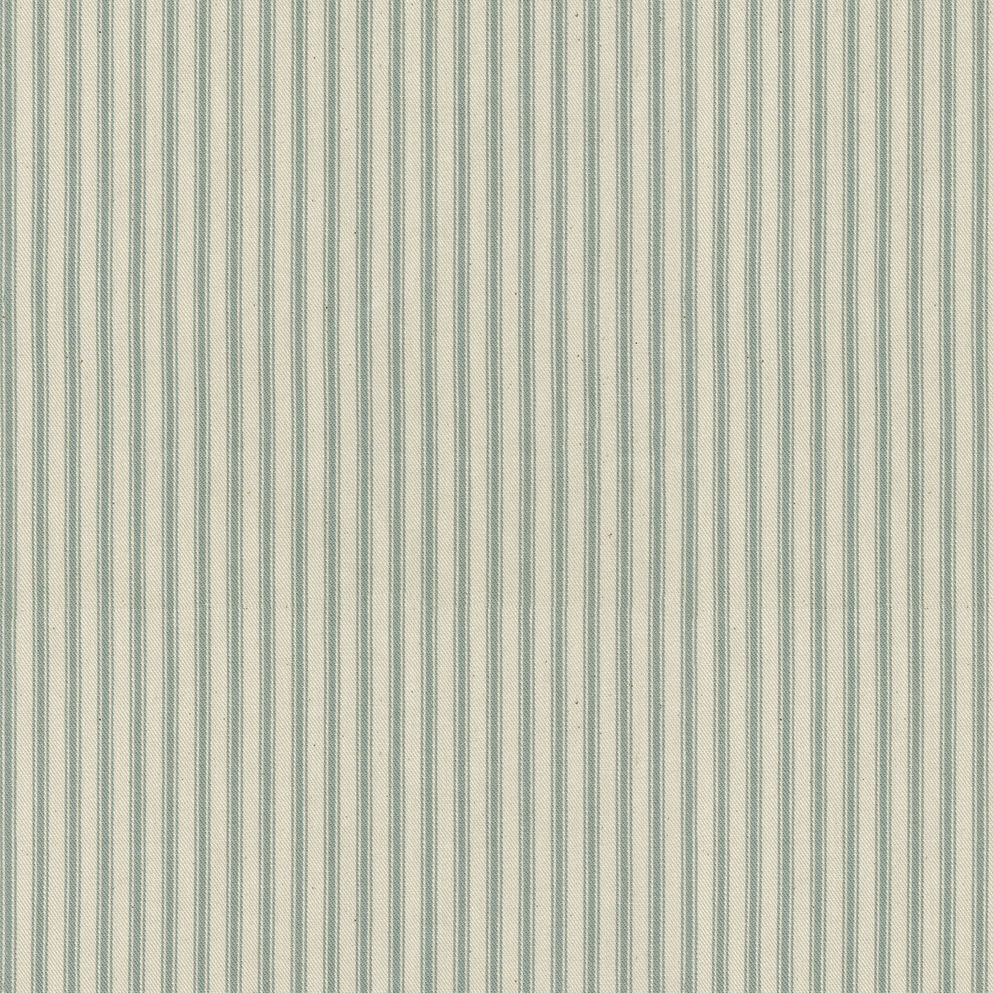 Duvet Cover in Little White Line - Seaglass