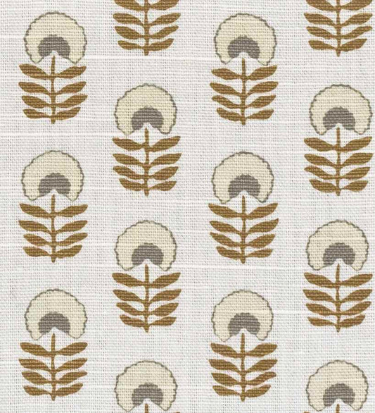 Flat Roman Shade in Mini Florals - Birch