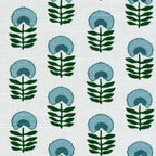 Mini Florals - Mountain Teal