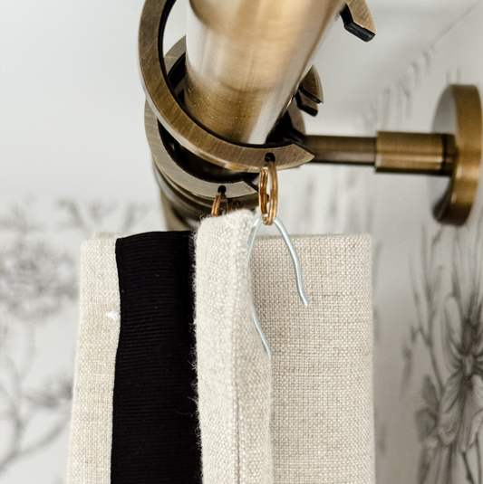 Newport Custom Cut Curtain Rod with Tapa Finial Available in 5 finishes