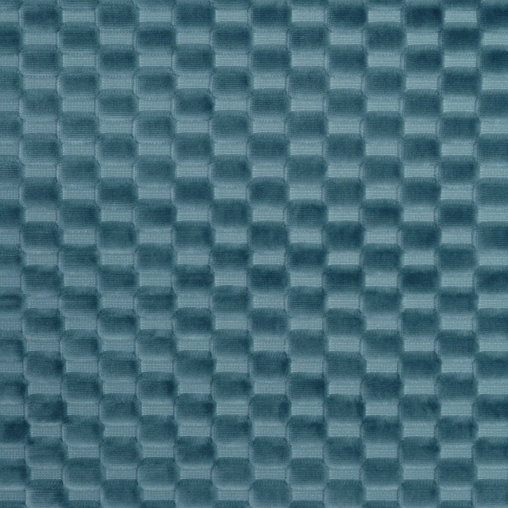 Custom Bench Cushion in Check Mate - Twilight