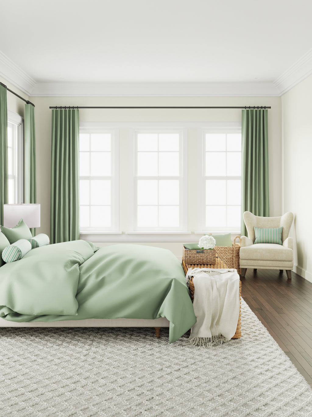 Pillow Sham in Classic Linen - Olive