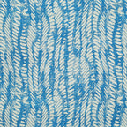 Bolster Pillow in Rope Walk - Persian Blue