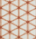 Flat Roman Shade in Point Taken - Coral