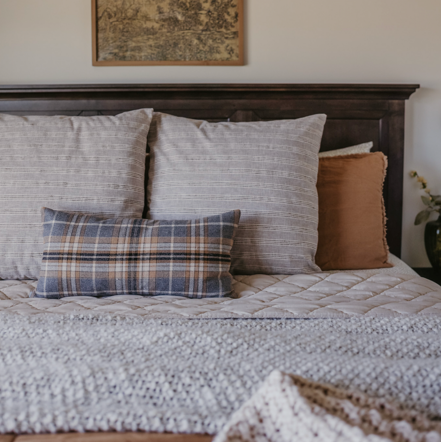 Tulip Roman Shade in Nautical Stripes - Beachy