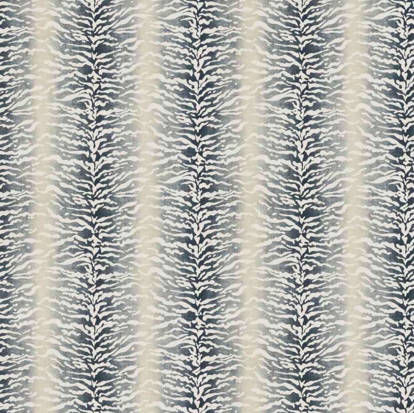 Euro Pleat Drapery in Tiger - Blue