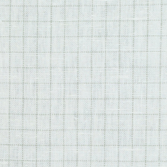 Flat Roman Shade in 100% Linen - Salt Air