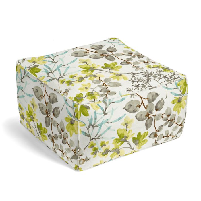 Square Pouf in Awash In The Park - Marine