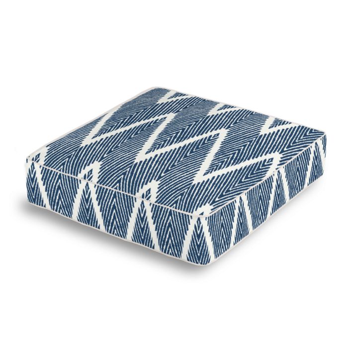 Box Floor Pillow in Bali - Denim