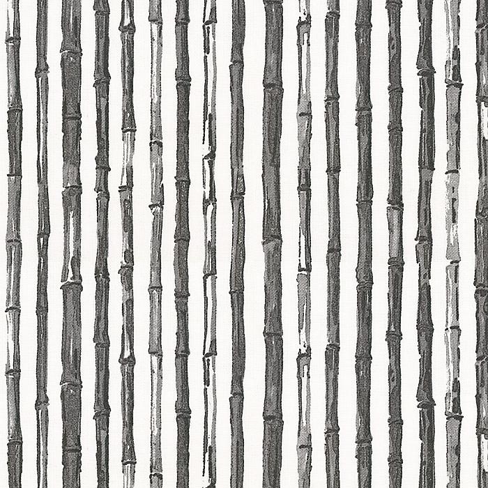 Ruffle Bedskirt in Bamboo Shoots - Black