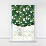 Relaxed Roman Shade in Be Leaf It - Palm