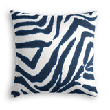 Throw Pillow in Zebra Ikat - Marina