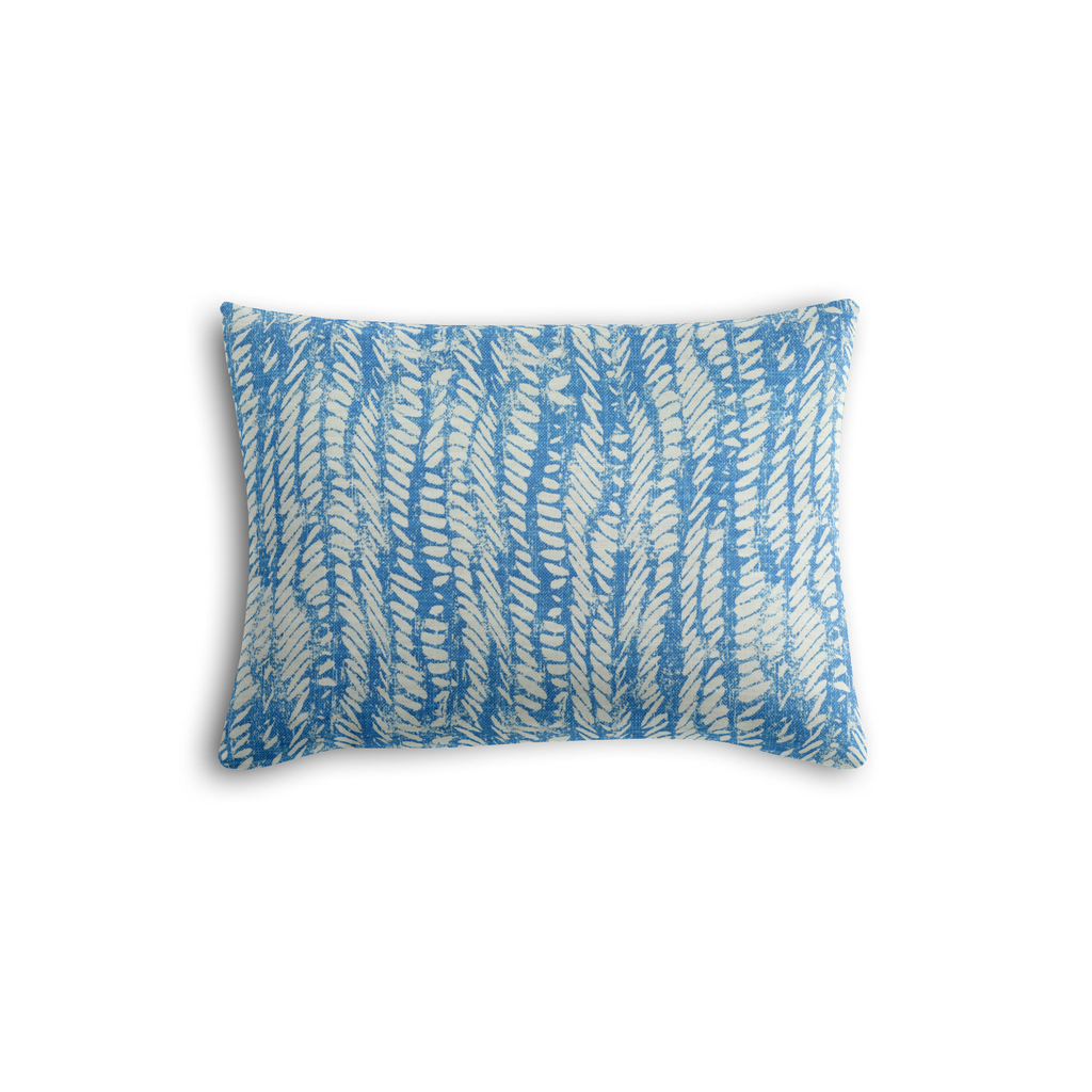 Boudoir Pillow in Rope Walk - Persian Blue