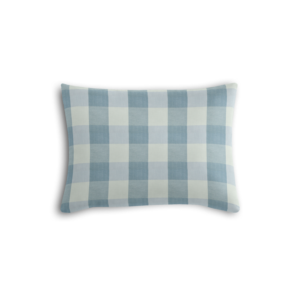 Boudoir Pillow in Foxy Plaid - Harbor