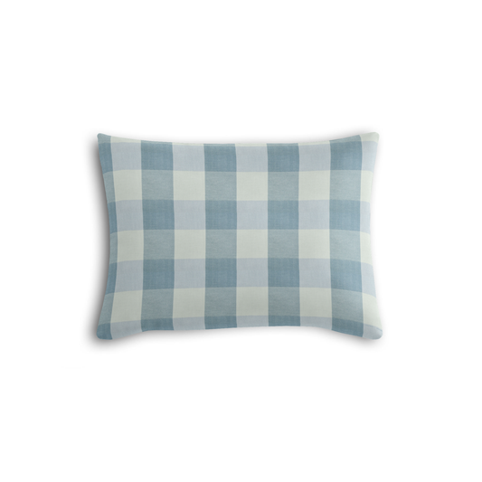 Boudoir Pillow in Foxy Plaid - Harbor
