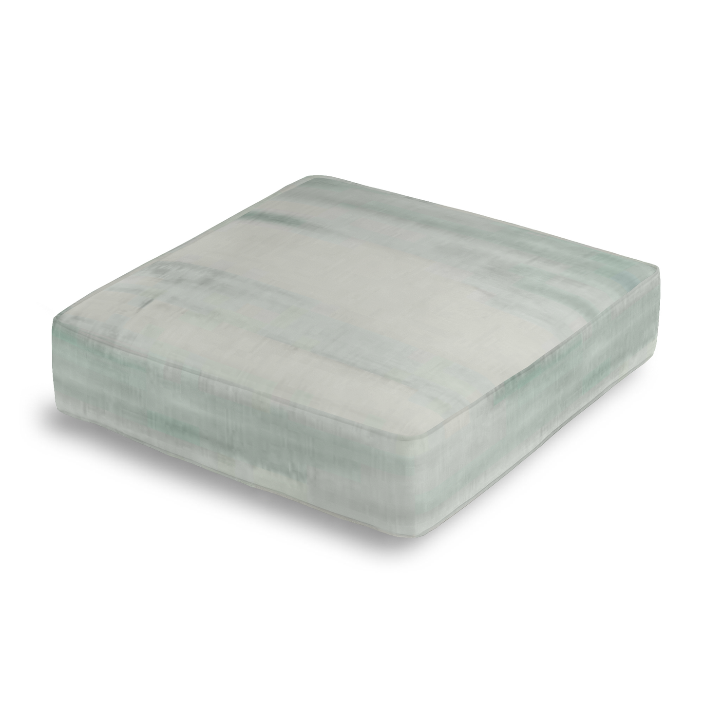 Box Floor Pillow in Up In The Sky - Aqua