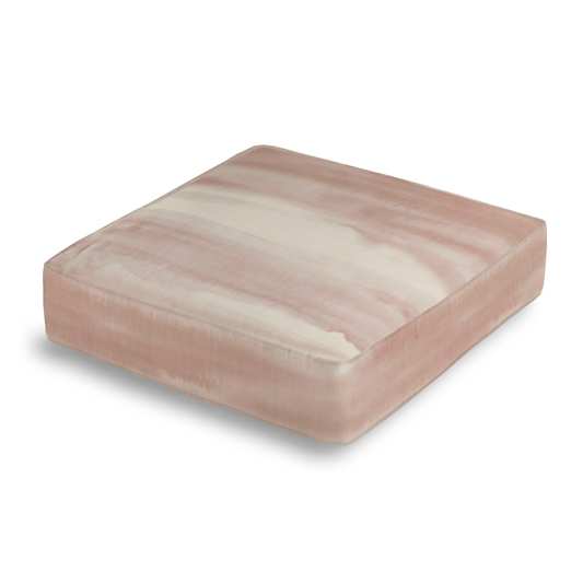 Box Floor Pillow in Up In The Sky - Blush
