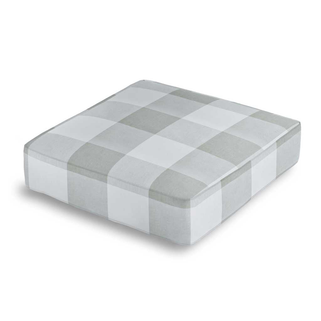 Box Floor Pillow in Falmouth - Asphalt