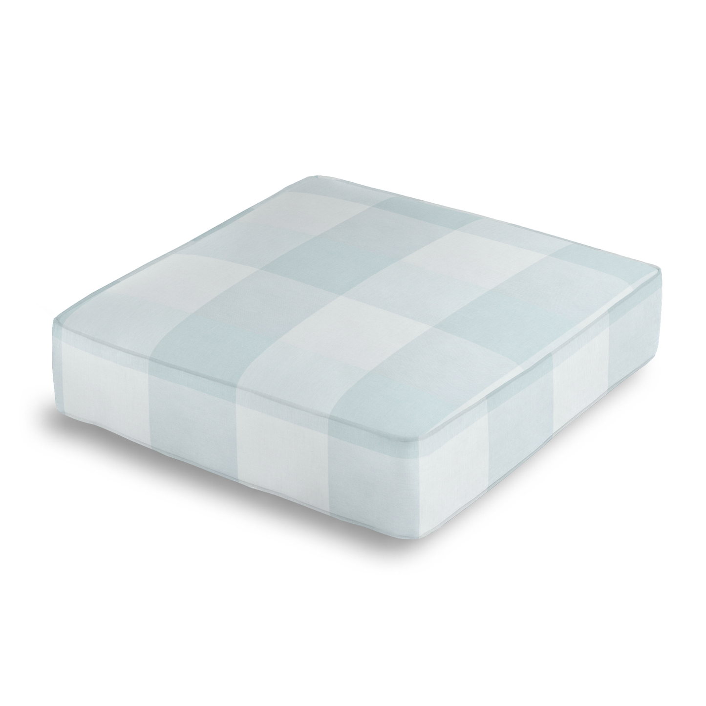 Box Floor Pillow in Falmouth - Frost