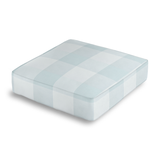 Box Floor Pillow in Falmouth - Frost