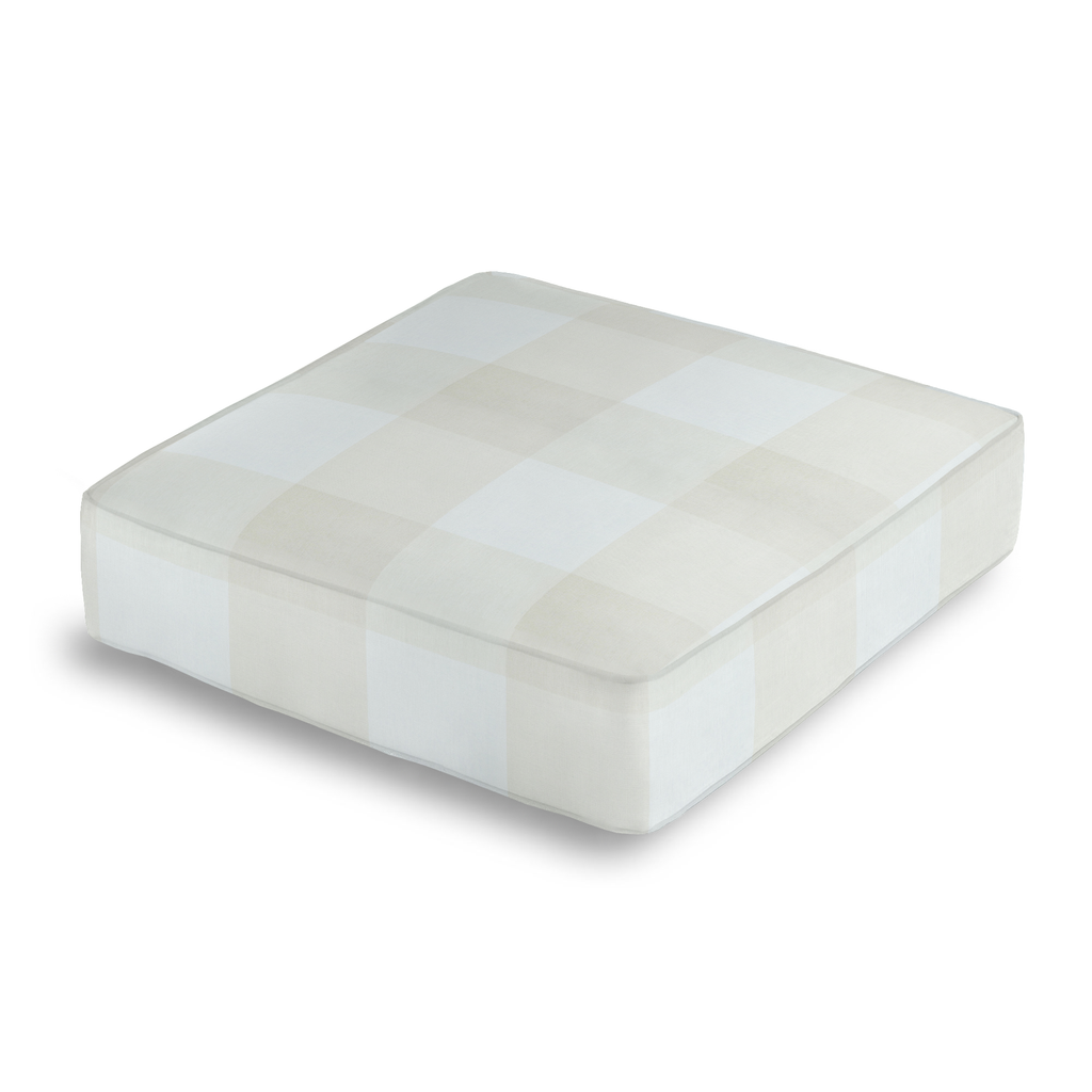 Box Floor Pillow in Falmouth - Linen