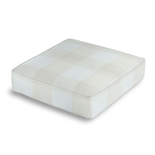 Box Floor Pillow in Falmouth - Linen