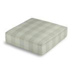 Box Floor Pillow in Foxy Plaid - Dune
