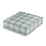 Box Floor Pillow in Foxy Plaid - Dusk