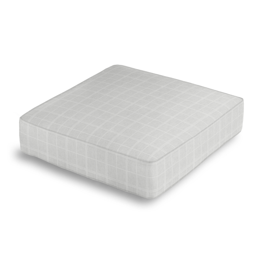 Box Floor Pillow in Moray - Pearl