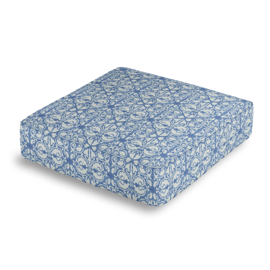 Box Floor Pillow in Palazzo - Chambray