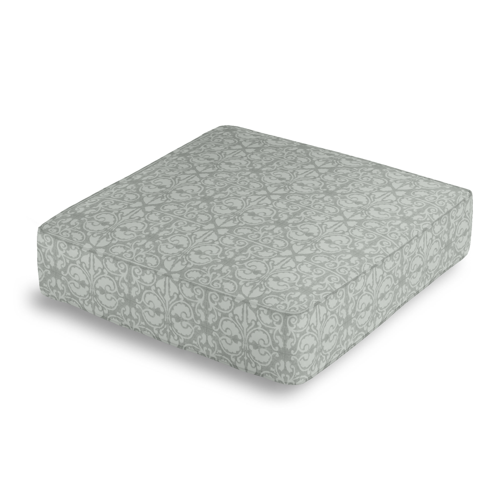 Box Floor Pillow in Palazzo - Gray