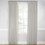 Euro Pleat Drapery in Calais - Chalk