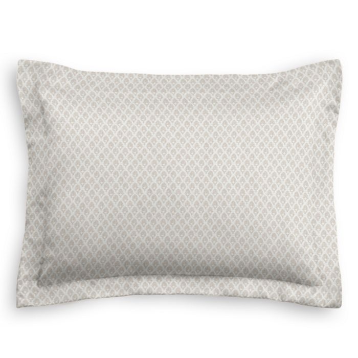 Pillow Sham in Calais - Chalk