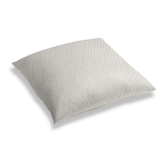 Simple Floor Pillow in Calais - Chalk