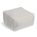 Square Pouf in Calais - Chalk