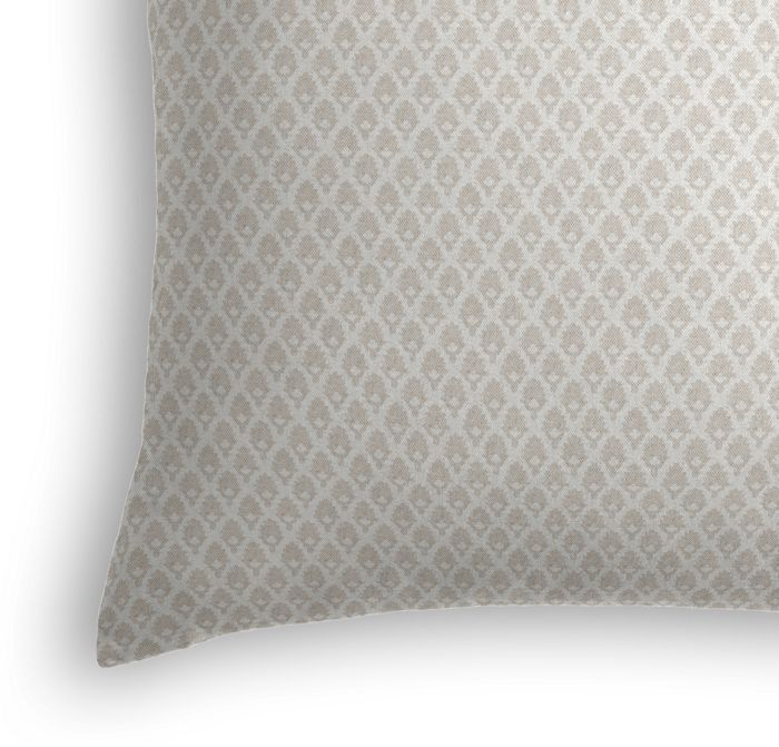 Throw Pillow in Calais - Chalk
