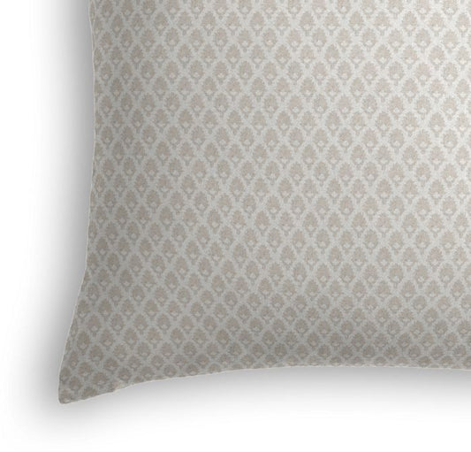 Throw Pillow in Calais - Chalk