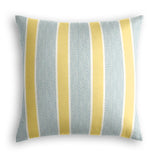 Throw Pillow in Chantilly Stripe - Custard