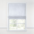 Flat Roman Shade in Classic Linen - Bermuda