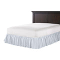 Ruffle Bedskirt in Classic Linen - Bermuda