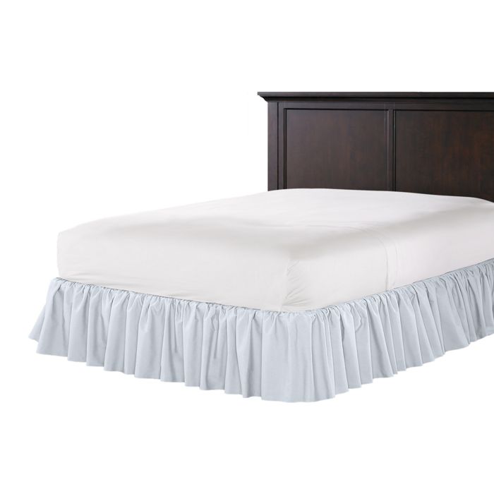 Ruffle Bedskirt in Classic Linen - Bermuda
