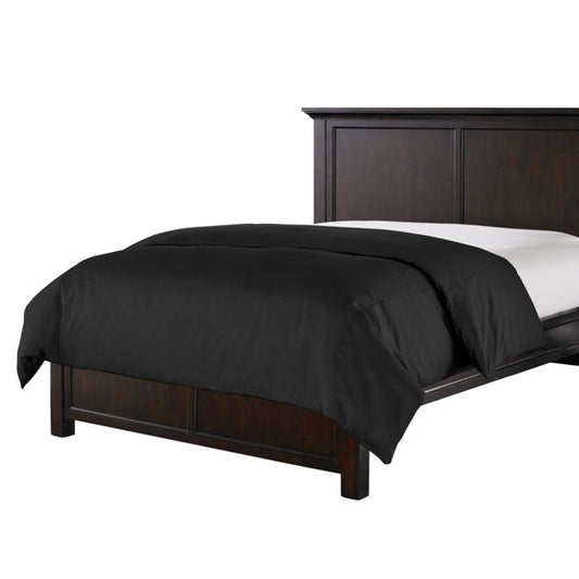 Duvet Cover in Classic Linen - Black