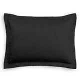 Pillow Sham in Classic Linen - Black