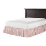 Ruffle Bedskirt in Classic Linen - Blush