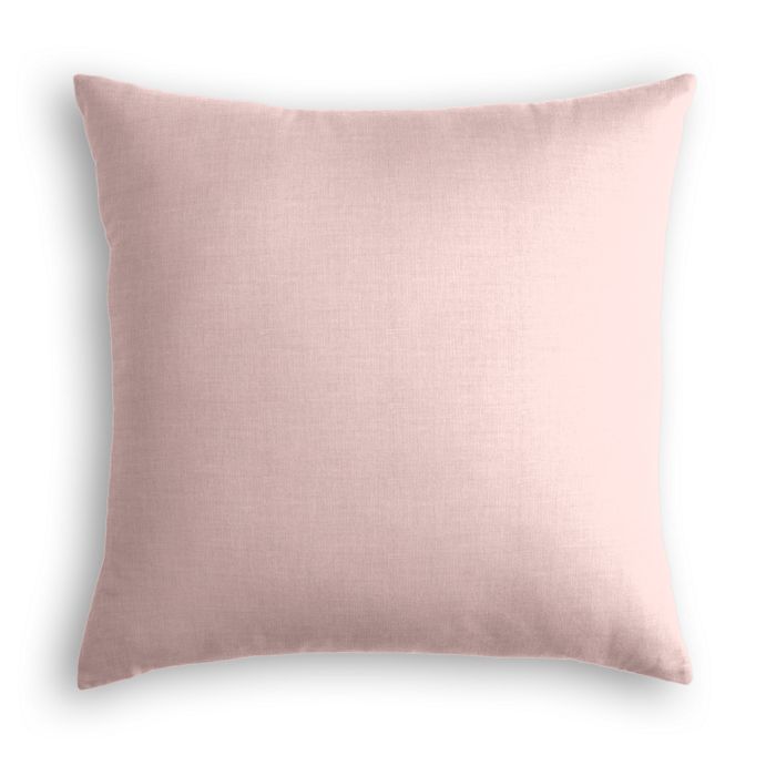 Throw Pillow in Classic Linen - Blush