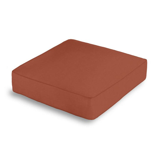 Box Floor Pillow in Classic Linen - Canyon