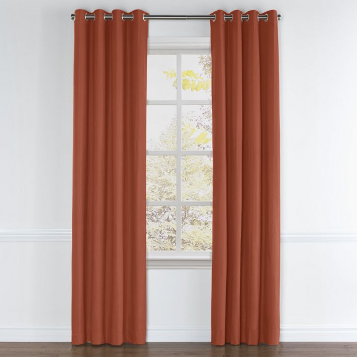 Grommet Drapery in Classic Linen - Canyon