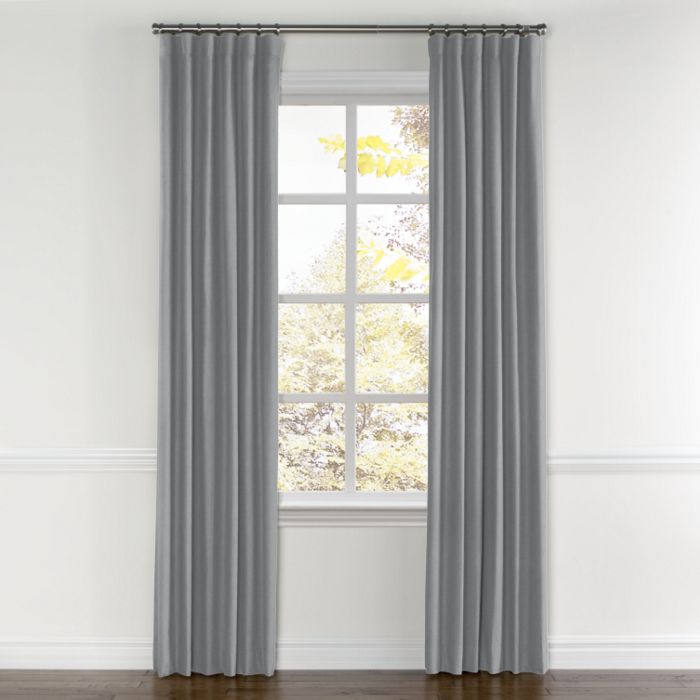 Convertible Drapery in Classic Linen - Cement