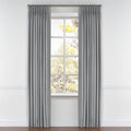 Pinch Pleat Drapery in Classic Linen - Cement