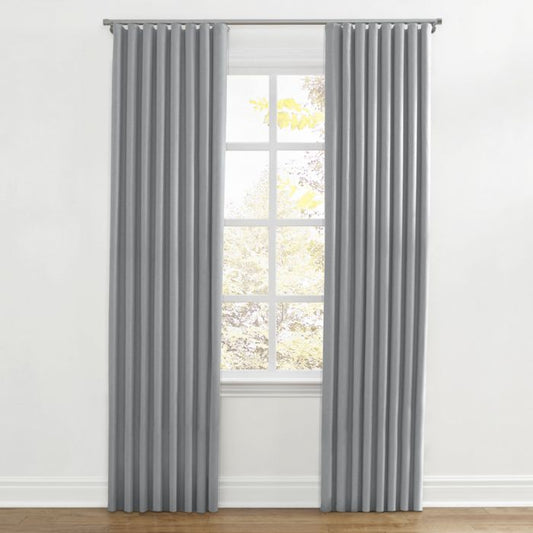 Ripplefold Drapery in Classic Linen - Cement